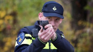 Groep met bivakmutsen en vuurwapens blijkt ‘clipshoot’