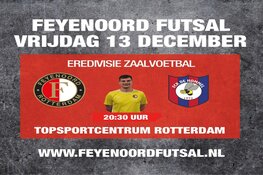 Feyenoord Futsal ontvangt FCK De Hommel
