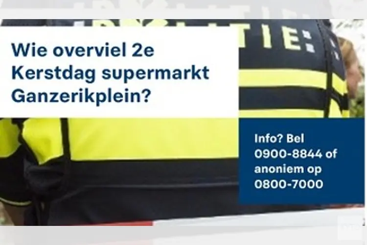 Gezette man overvalt supermarkt Schiebroek