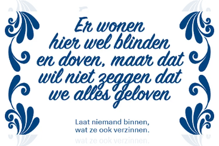Dat zou mij niet gebeuren. Babbeltrucs, al meer dan 100 dit jaar.