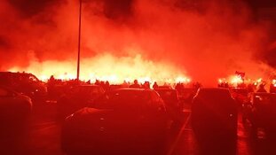 Drie aanhoudingen na ongeregeldheden met ‘supporters’ van Feyenoord