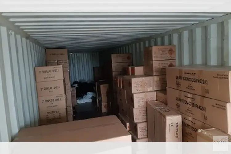 Tweede en derde aanhouding voor container vol vuurwerk