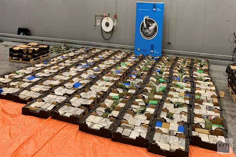 Douane onderschept 1543 kilo cocaïne tussen fruit