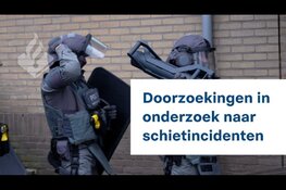 Aantal woningen door arrestatieteam bezocht in onderzoek schietincidenten Feijenoord