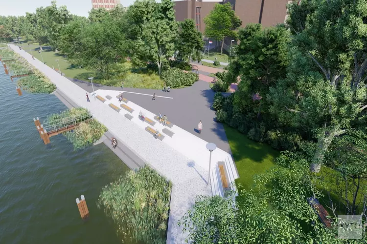 Nieuw park aan de G.J. de Jongweg