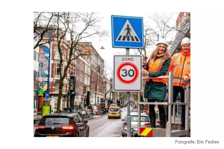 30 km per uur in Witte de Withstraat