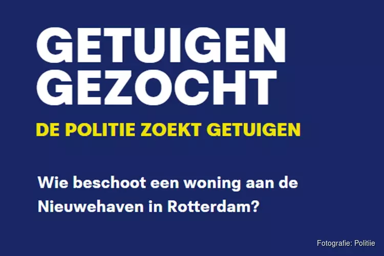 Woning beschoten aan de Nieuwehaven