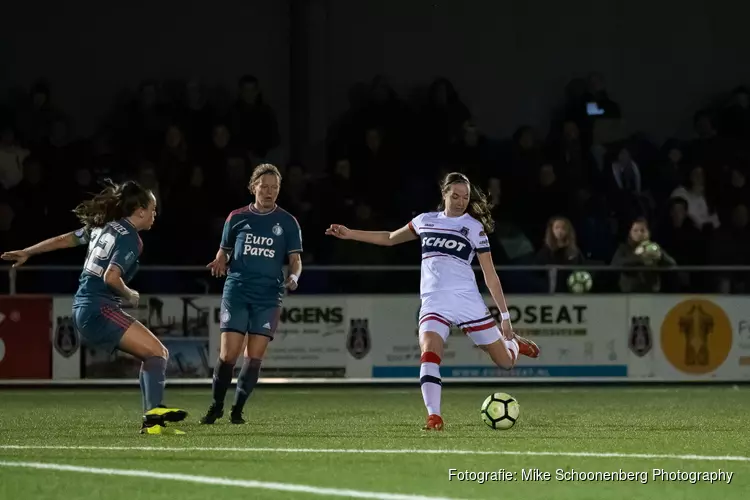 Feyenoord Vrouwen doelpuntloos gelijk bij VV Alkmaar