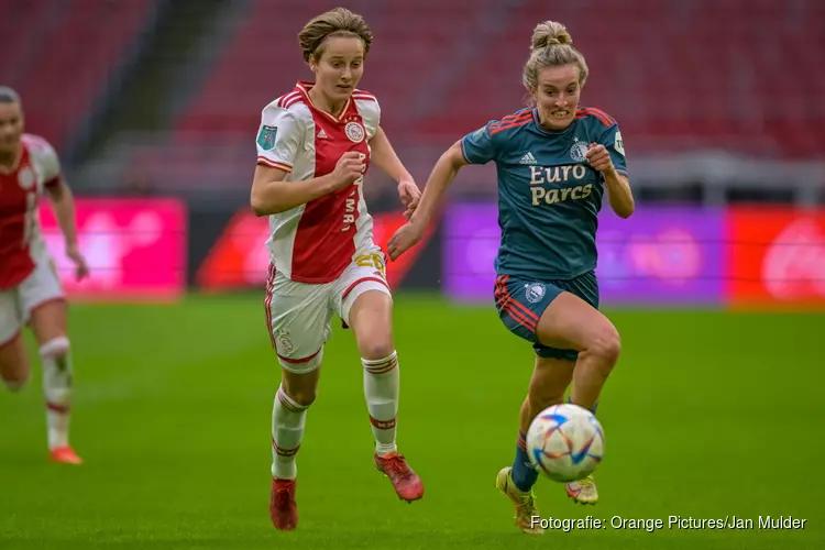 Vrouwenklassieker in goed gevulde Johan Cruijff Arena eindigt onbeslist