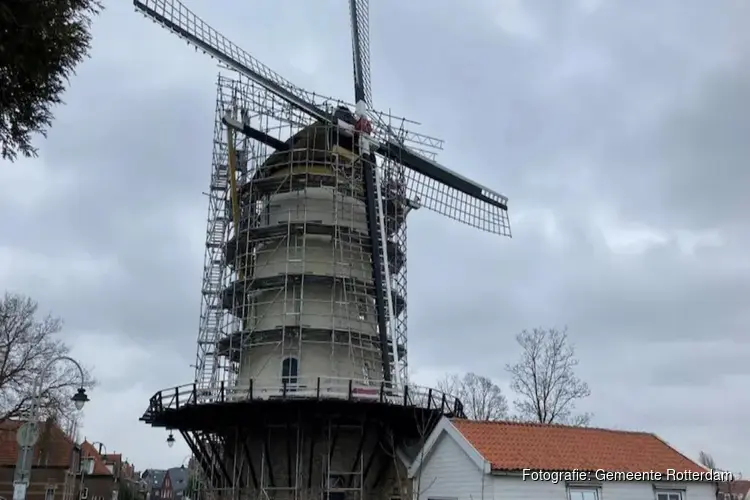 Opknapbeurt voor molen De Vier Winden