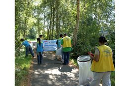 ASEZ Earth Recovery Day wereldwijde schoonmaakactie uitgevoerd door de WMS Church of God in Rotterdam