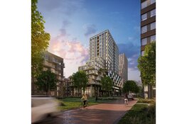 Groene woontoren van MoederscheimMoonen Architects geeft vorm aan transformatie Brainpark Rotterdam