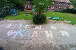 Stoep vol kleur en kracht: kinderen krijten voor de kinderopvang in Rotterdam
