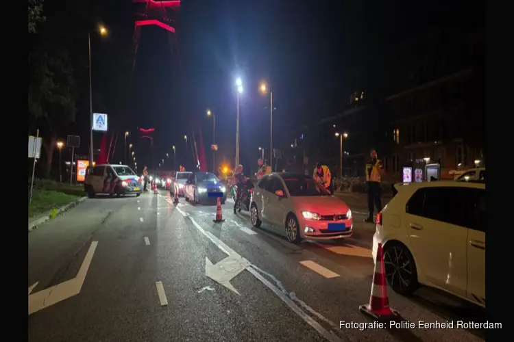 Honderden bestuurders gecontroleerd tijdens alcoholcontrole Rotterdam