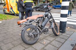 Fatbiker gewond na aanrijding