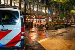 Schoten bij café aan Zuidplein