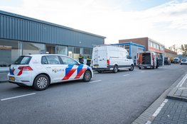 Inval in bedrijfspand Waalhaven