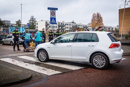 Aanrijding tussen fatbike en auto