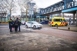 Aanrijding tussen fatbike en auto
