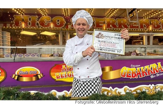 Oliebollenkraam Nico Sterrenberg bakt de beste oliebollen van het land