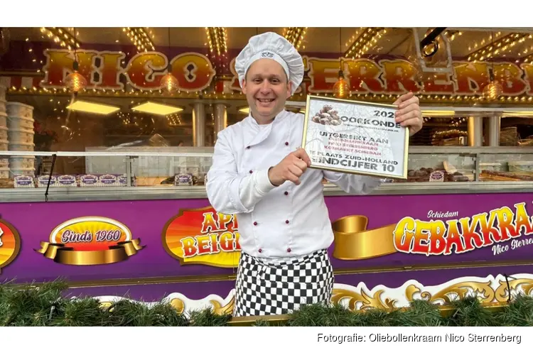 Oliebollenkraam Nico Sterrenberg bakt de beste oliebollen van het land