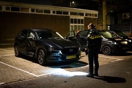 Ongeval tussen twee auto's op de Berkenwoudestraat in Rotterdam