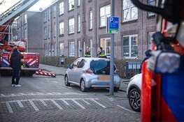 Plafond brand in een flatwoning