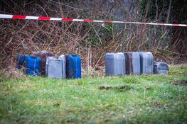 Meerdere verdachte jerrycans gevonden langs Havenspoorpad