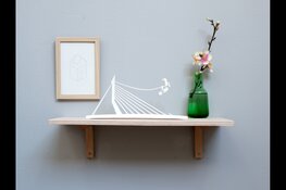 Tomas Schats presenteert de Erasmusbrug-schommel: een speels eerbetoon aan Rotterdams meest iconische brug