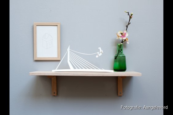 Tomas Schats presenteert de Erasmusbrug-schommel:  een speels eerbetoon aan Rotterdams meest iconische brug