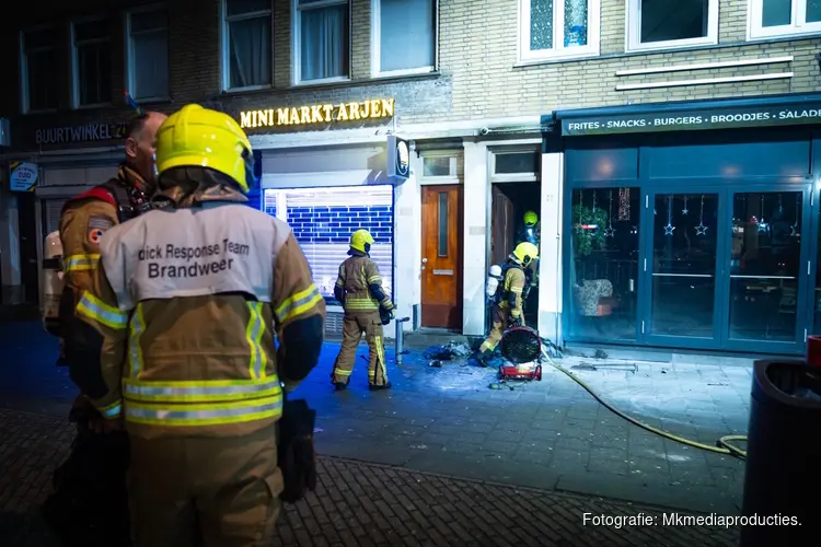 Explosie bij toegangsdeur van meerdere woningen in Rotterdam