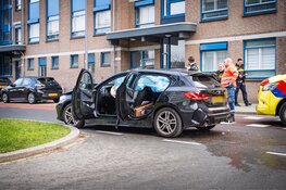 Aanrijding op de kruising Dynamostraat - Motorstraat in Rotterdam