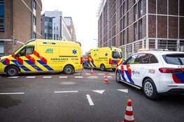 Aanrijding op de kruising Dynamostraat - Motorstraat in Rotterdam