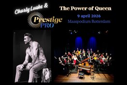 Queen tribute door prestige pro en Charly Luske in maaspodium