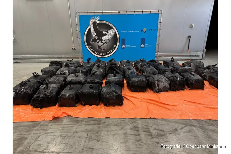 Douane vindt ruim 1400 kilo cocaïne tijdens controle in Rotterdamse haven