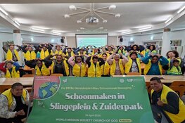 Church of God maakt Rotterdam schoon, lente opfrissing van de lokale gemeenschap