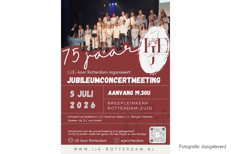I.J.E.-Koor brengt 75 jaar muziek samen in jubileumconcertmeeting