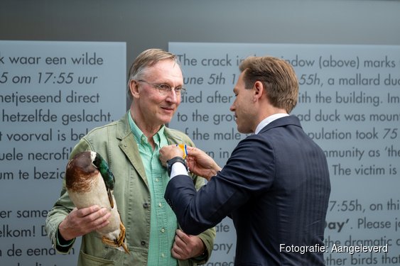 Koninklijke onderscheiding voor oud-directeur van het Natuurhistorisch Museum Rotterdam