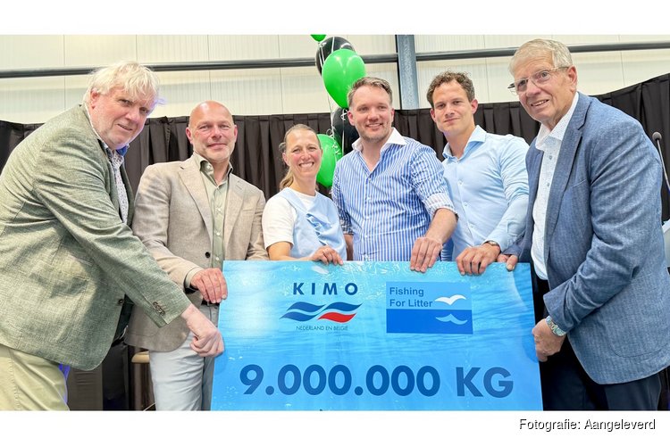 Fishing for Litter haalt mijlpaal: 9 miljoen kilo afval uit zee gevist