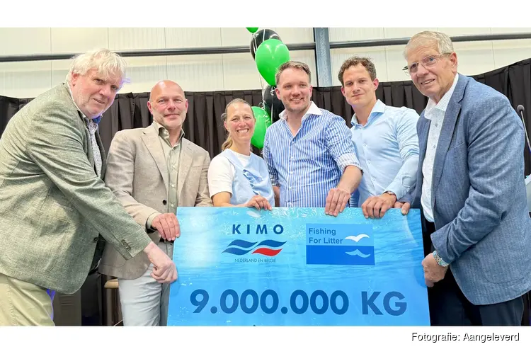 Fishing for Litter haalt mijlpaal: 9 miljoen kilo afval uit zee gevist