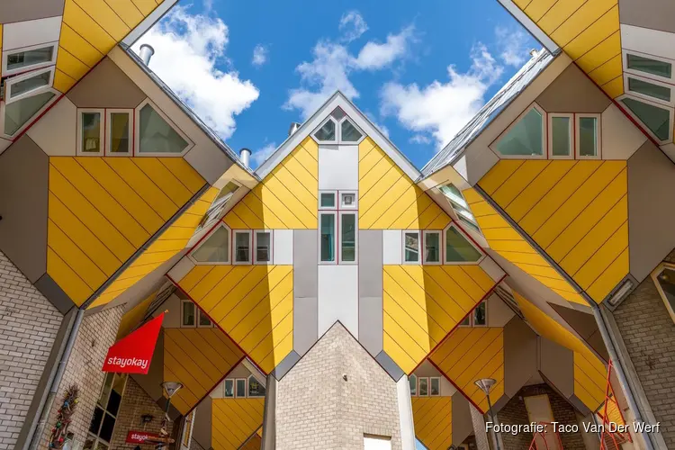 Stayokay in iconische Rotterdamse kubuswoningen geheel vernieuwd