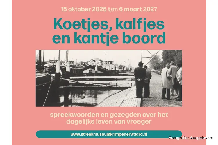Nieuwe tentoonstelling over spreekwoorden bij het Streekmuseum Krimpenerwaard