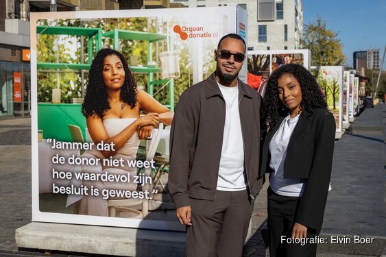 Rotterdammers Megan en Manuel boegbeeld in donorcampagne